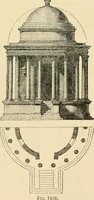 An illustration from An encyclopaedia of architecture, historical, theoretical, & practical. New ed., rev., portions rewritten, and with additions by Wyatt Papworth (1888)