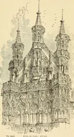 An illustration from An encyclopaedia of architecture, historical, theoretical, & practical. New ed., rev., portions rewritten, and with additions by Wyatt Papworth (1888)