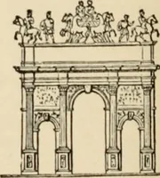 An illustration from An encyclopaedia of architecture, historical, theoretical, & practical. New ed., rev., portions rewritten, and with additions by Wyatt Papworth (1888)
