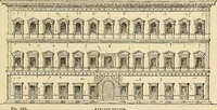 An illustration from An encyclopaedia of architecture, historical, theoretical, & practical. New ed., rev., portions rewritten, and with additions by Wyatt Papworth (1888)