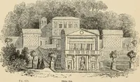 An illustration from An encyclopaedia of architecture, historical, theoretical, & practical. New ed., rev., portions rewritten, and with additions by Wyatt Papworth (1888)