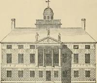 An illustration from An encyclopaedia of architecture, historical, theoretical, & practical. New ed., rev., portions rewritten, and with additions by Wyatt Papworth (1888)