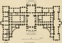 An illustration from An encyclopaedia of architecture, historical, theoretical, & practical. New ed., rev., portions rewritten, and with additions by Wyatt Papworth (1888)