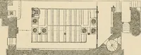 An illustration from An encyclopaedia of architecture, historical, theoretical, & practical. New ed., rev., portions rewritten, and with additions by Wyatt Papworth (1888)