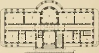 An illustration from An encyclopaedia of architecture, historical, theoretical, & practical. New ed., rev., portions rewritten, and with additions by Wyatt Papworth (1888)