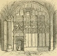 An illustration from An encyclopaedia of architecture, historical, theoretical, & practical. New ed., rev., portions rewritten, and with additions by Wyatt Papworth (1888)