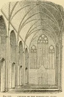 An illustration from An encyclopaedia of architecture, historical, theoretical, & practical. New ed., rev., portions rewritten, and with additions by Wyatt Papworth (1888)