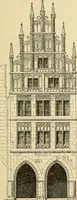An illustration from An encyclopaedia of architecture, historical, theoretical, & practical. New ed., rev., portions rewritten, and with additions by Wyatt Papworth (1888)