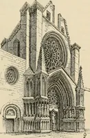 An illustration from An encyclopaedia of architecture, historical, theoretical, & practical. New ed., rev., portions rewritten, and with additions by Wyatt Papworth (1888)