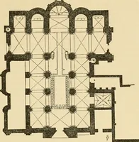 An illustration from An encyclopaedia of architecture, historical, theoretical, & practical. New ed., rev., portions rewritten, and with additions by Wyatt Papworth (1888)