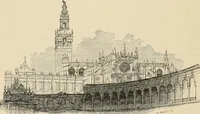 An illustration from An encyclopaedia of architecture, historical, theoretical, & practical. New ed., rev., portions rewritten, and with additions by Wyatt Papworth (1888)