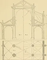 An illustration from An encyclopaedia of architecture, historical, theoretical, & practical. New ed., rev., portions rewritten, and with additions by Wyatt Papworth (1888)