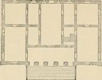 An illustration from An encyclopaedia of architecture, historical, theoretical, & practical. New ed., rev., portions rewritten, and with additions by Wyatt Papworth (1888)