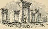 An illustration from An encyclopaedia of architecture, historical, theoretical, & practical. New ed., rev., portions rewritten, and with additions by Wyatt Papworth (1888)