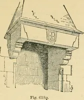 An illustration from An encyclopaedia of architecture, historical, theoretical, & practical. New ed., rev., portions rewritten, and with additions by Wyatt Papworth (1888)
