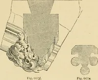 An illustration from An encyclopaedia of architecture, historical, theoretical, & practical. New ed., rev., portions rewritten, and with additions by Wyatt Papworth (1888)