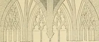 An illustration from An encyclopaedia of architecture, historical, theoretical, & practical. New ed., rev., portions rewritten, and with additions by Wyatt Papworth (1888)