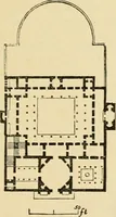 An illustration from An encyclopaedia of architecture, historical, theoretical, & practical. New ed., rev., portions rewritten, and with additions by Wyatt Papworth (1888)
