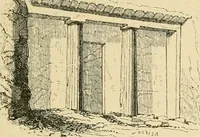 An illustration from An encyclopaedia of architecture, historical, theoretical, & practical. New ed., rev., portions rewritten, and with additions by Wyatt Papworth (1888)