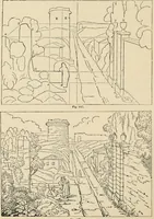 An illustration from An encyclopaedia of architecture, historical, theoretical, & practical. New ed., rev., portions rewritten, and with additions by Wyatt Papworth (1888)