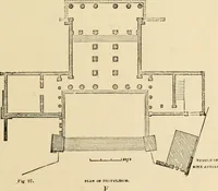 An illustration from An encyclopaedia of architecture, historical, theoretical, & practical. New ed., rev., portions rewritten, and with additions by Wyatt Papworth (1888)