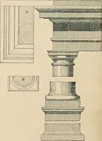An illustration from An encyclopaedia of architecture, historical, theoretical, & practical. New ed., rev., portions rewritten, and with additions by Wyatt Papworth (1888)