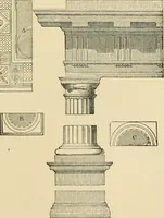 An illustration from An encyclopaedia of architecture, historical, theoretical, & practical. New ed., rev., portions rewritten, and with additions by Wyatt Papworth (1888)