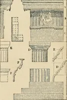 An illustration from An encyclopaedia of architecture, historical, theoretical, & practical. New ed., rev., portions rewritten, and with additions by Wyatt Papworth (1888)