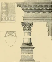 An illustration from An encyclopaedia of architecture, historical, theoretical, & practical. New ed., rev., portions rewritten, and with additions by Wyatt Papworth (1888)