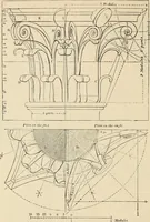 An illustration from An encyclopaedia of architecture, historical, theoretical, & practical. New ed., rev., portions rewritten, and with additions by Wyatt Papworth (1888)