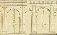 An illustration from An encyclopaedia of architecture, historical, theoretical, & practical. New ed., rev., portions rewritten, and with additions by Wyatt Papworth (1888)