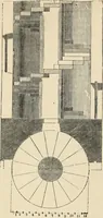 An illustration from An encyclopaedia of architecture, historical, theoretical, & practical. New ed., rev., portions rewritten, and with additions by Wyatt Papworth (1888)