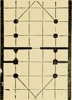 An illustration from An encyclopaedia of architecture, historical, theoretical, & practical. New ed., rev., portions rewritten, and with additions by Wyatt Papworth (1888)