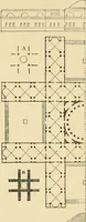 An illustration from An encyclopaedia of architecture, historical, theoretical, & practical. New ed., rev., portions rewritten, and with additions by Wyatt Papworth (1888)