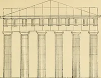 An illustration from An encyclopaedia of architecture, historical, theoretical, & practical. New ed., rev., portions rewritten, and with additions by Wyatt Papworth (1888)