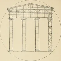 An illustration from An encyclopaedia of architecture, historical, theoretical, & practical. New ed., rev., portions rewritten, and with additions by Wyatt Papworth (1888)