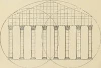 An illustration from An encyclopaedia of architecture, historical, theoretical, & practical. New ed., rev., portions rewritten, and with additions by Wyatt Papworth (1888)