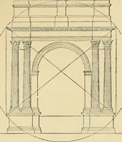 An illustration from An encyclopaedia of architecture, historical, theoretical, & practical. New ed., rev., portions rewritten, and with additions by Wyatt Papworth (1888)