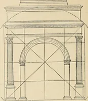 An illustration from An encyclopaedia of architecture, historical, theoretical, & practical. New ed., rev., portions rewritten, and with additions by Wyatt Papworth (1888)