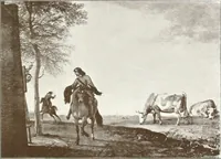 An illustration from Illustrated catalogue of 300 paintings by old masters of the Dutch, Flemish, Italian, French and English schools : being some of the part principal pictures which have at various times formed part of the Sedelmeyer Gallery (1898)