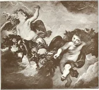 An illustration from Illustrated catalogue of 300 paintings by old masters of the Dutch, Flemish, Italian, French and English schools : being some of the part principal pictures which have at various times formed part of the Sedelmeyer Gallery (1898)