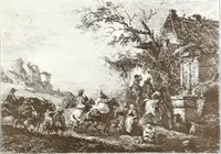 An illustration from Illustrated catalogue of 300 paintings by old masters of the Dutch, Flemish, Italian, French and English schools : being some of the part principal pictures which have at various times formed part of the Sedelmeyer Gallery (1898)