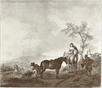 An illustration from Illustrated catalogue of 300 paintings by old masters of the Dutch, Flemish, Italian, French and English schools : being some of the part principal pictures which have at various times formed part of the Sedelmeyer Gallery (1898)