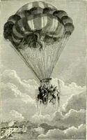 An illustration from Histoire de mes ascensions : récit de vingt-quatre voyages aériens [1868-1877] (1880)