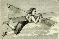 An illustration from Les aérostats (1887)