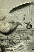An illustration from Les aérostats (1887)