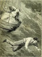 An illustration from Les aérostats (1887)