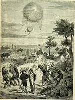 An illustration from Les aérostats (1887)