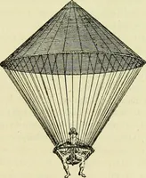An illustration from La navigation aérienne : l'aviation et la direction des aérostats dans les temps anciens et modernes (1886)