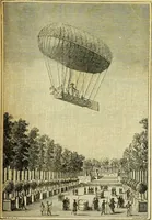An illustration from La navigation aérienne : l'aviation et la direction des aérostats dans les temps anciens et modernes (1886)